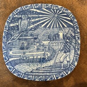 1977 Rorstrand Sweden Plate